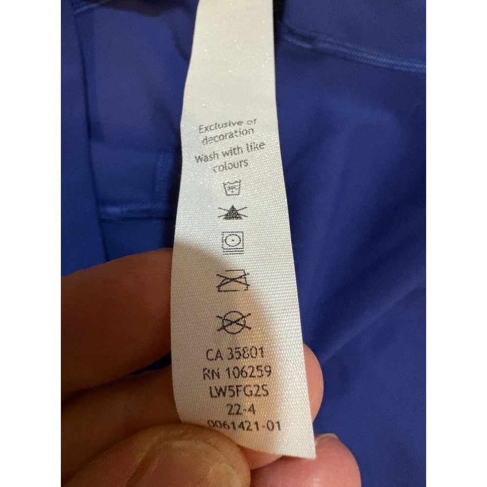 Lululemon Groove Super High Rise Flared Pant Nulu Larkspur Blue LW5FG2S Size 8 - Picture 5 of 7